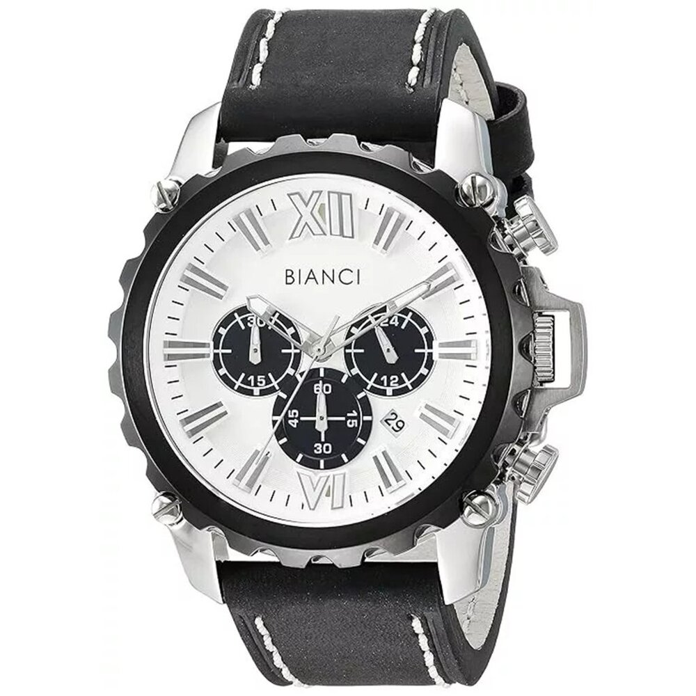 Roberto Bianci 5449m_whtblk Round Japan Quartz Chronograph Date Men’s Watch 0054
